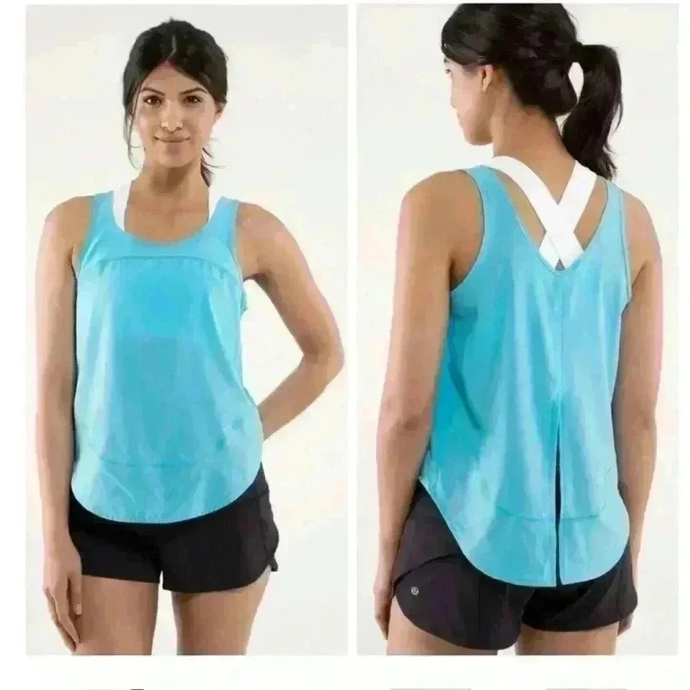 Lululemon run featherweight split back tank